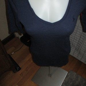 ralph lauren ladies v neck top  M